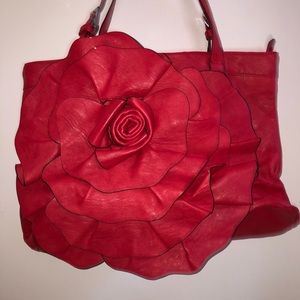 Red Rose Handbag